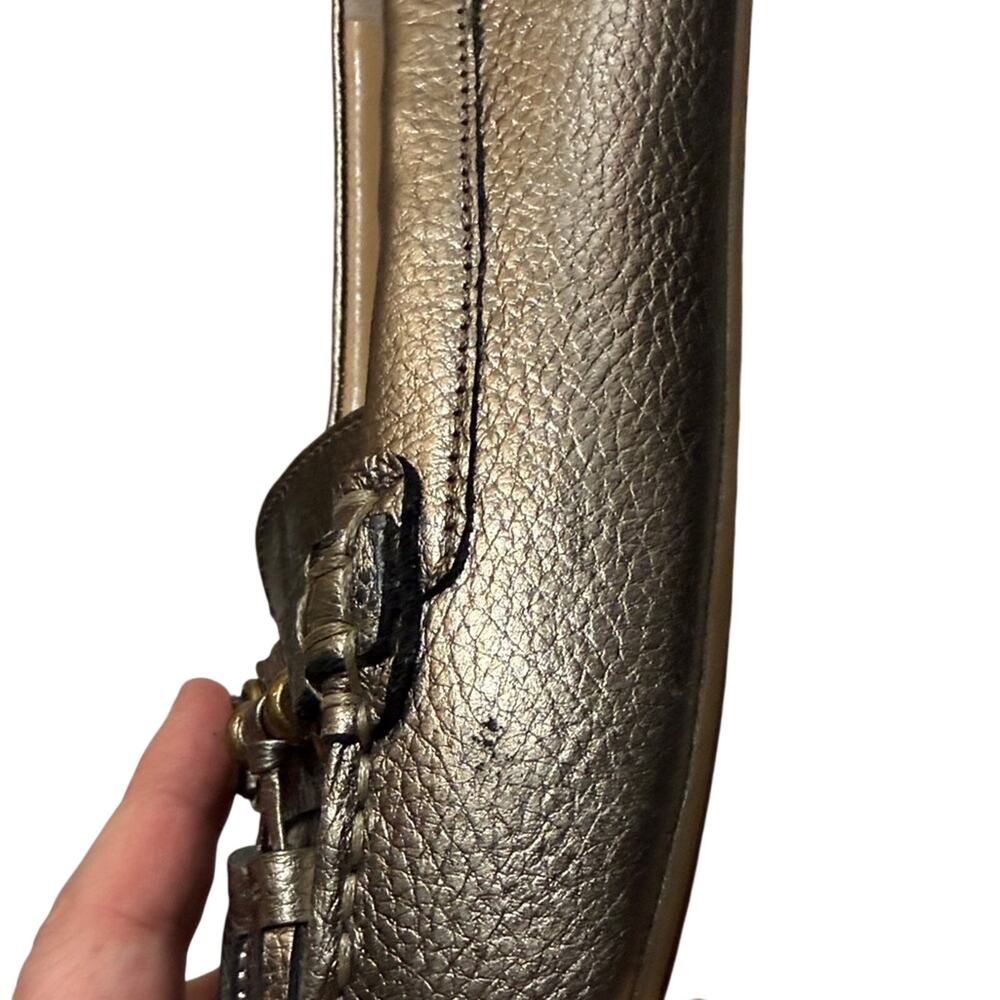 Talbots Women's Silver Tassel Loafers - Picture 7 of 7